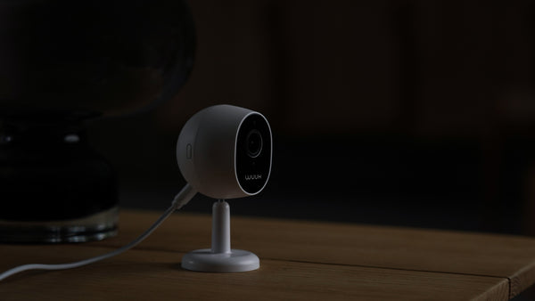 security indoor camera on the table