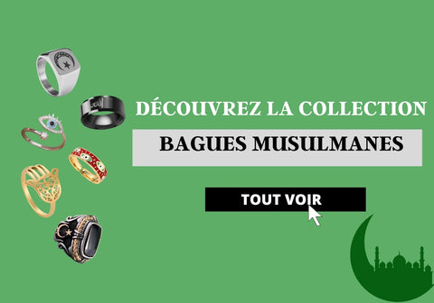 découvrir la collection bague musulmane