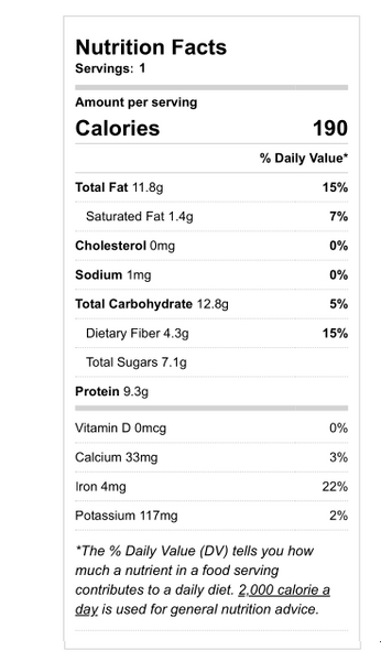 golden mama shroom shake-hemp-heart-nutrition-label-nourish-organic-vegan-food-houston