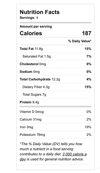 shroom shake-hemp-heart-nutrition-label-nourish-vegan-food-houston