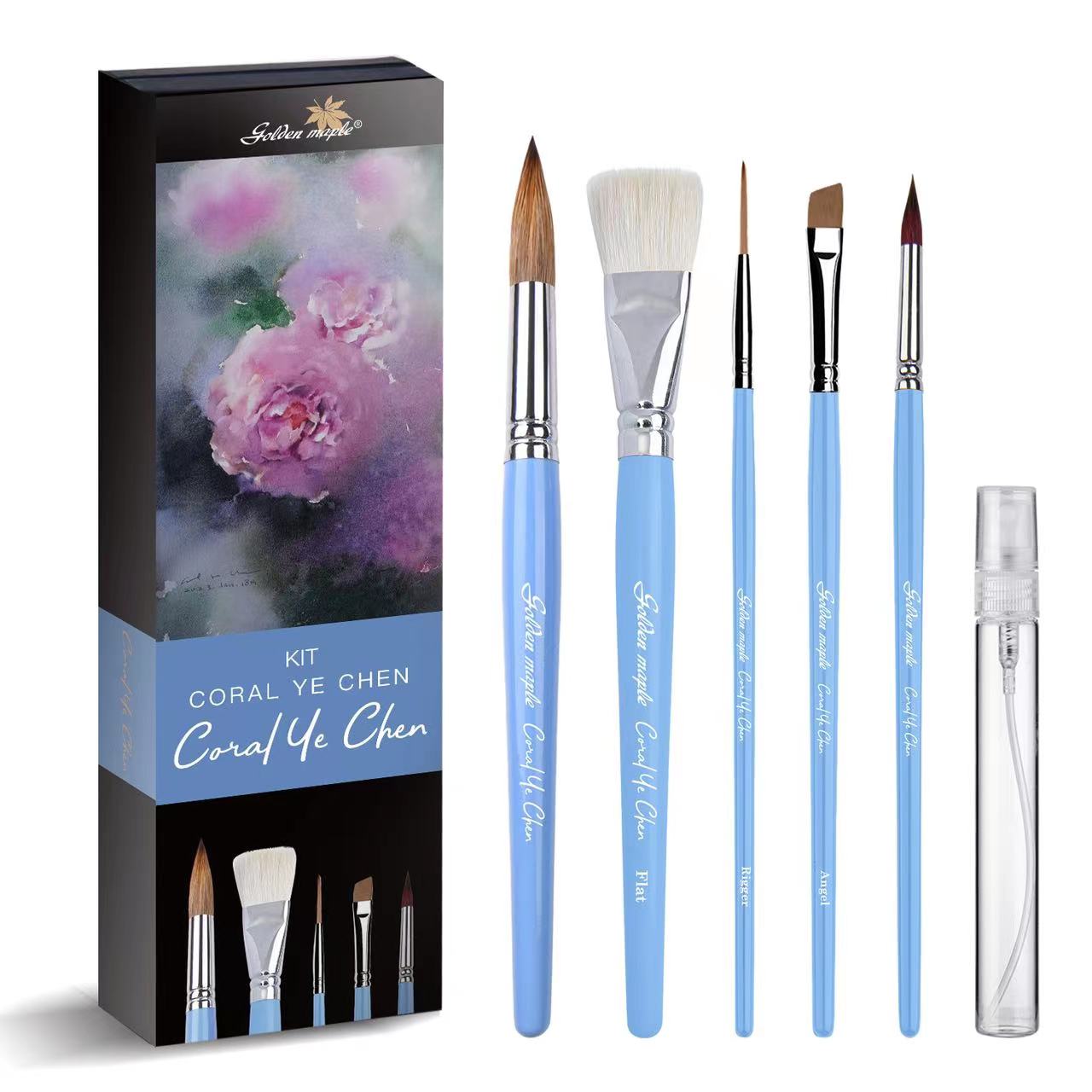 Golden Maple Travel Portable Watercolor Set Pocket Field Sketch