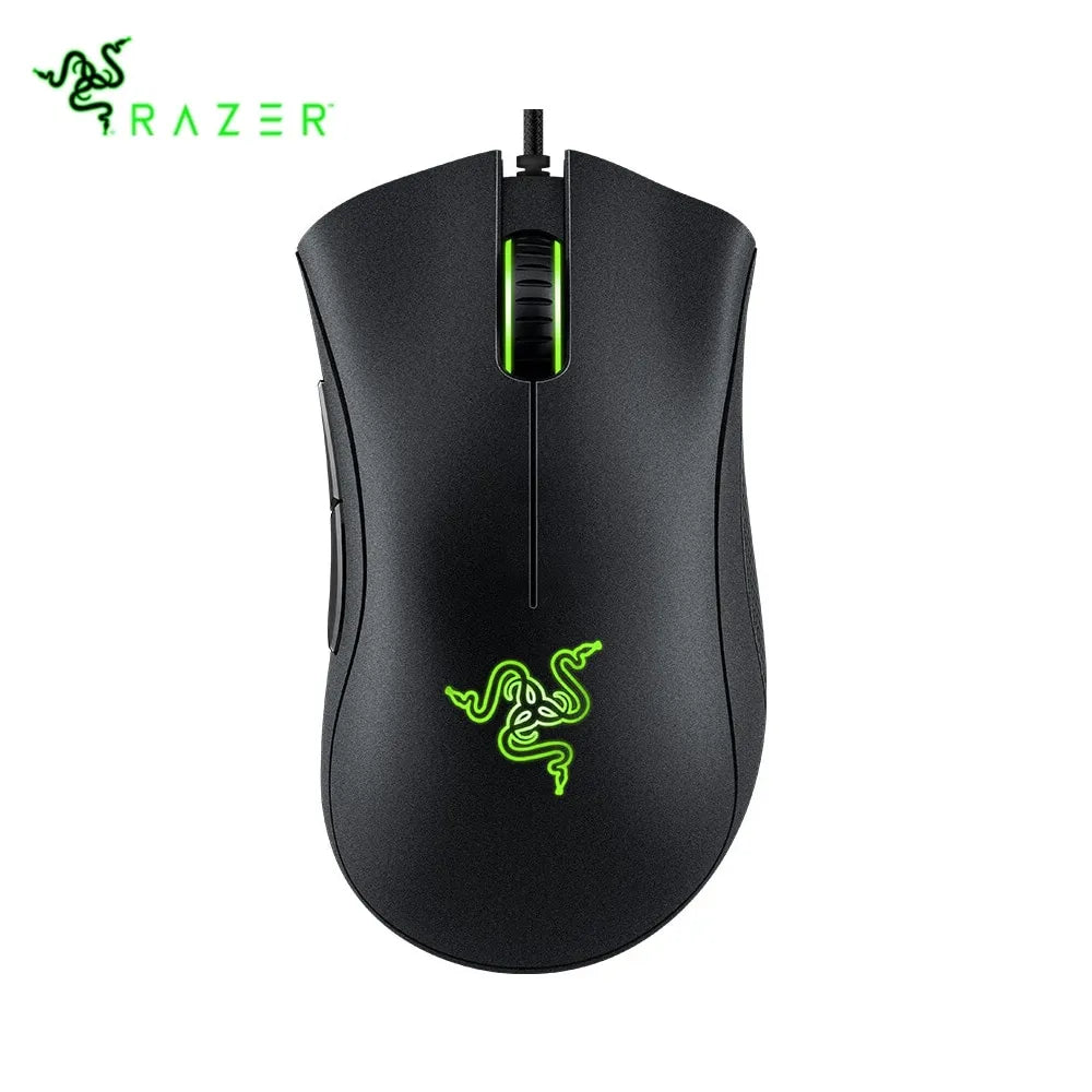 Black Razer DeathAdder Wired Gaming Mouse