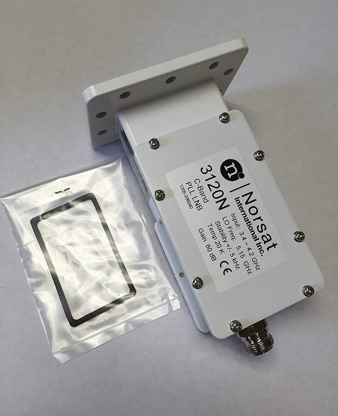 Norsat 3120 C-Band LNB, PLL, ±25 kHz F Type Connectors (NORS-3520)