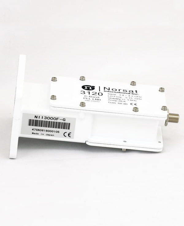 Norsat 3520 C-Band PLL LNB, PLL, ±25 kHz, F Type Connectors (NORS-3520)