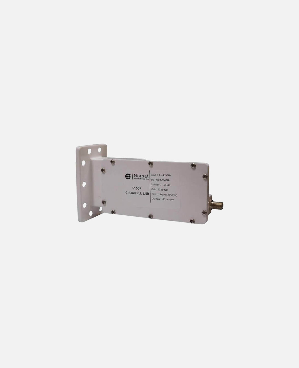 Norsat 5150F C-Band PLL LNB,+/-150 kHz,  F-Type Connector