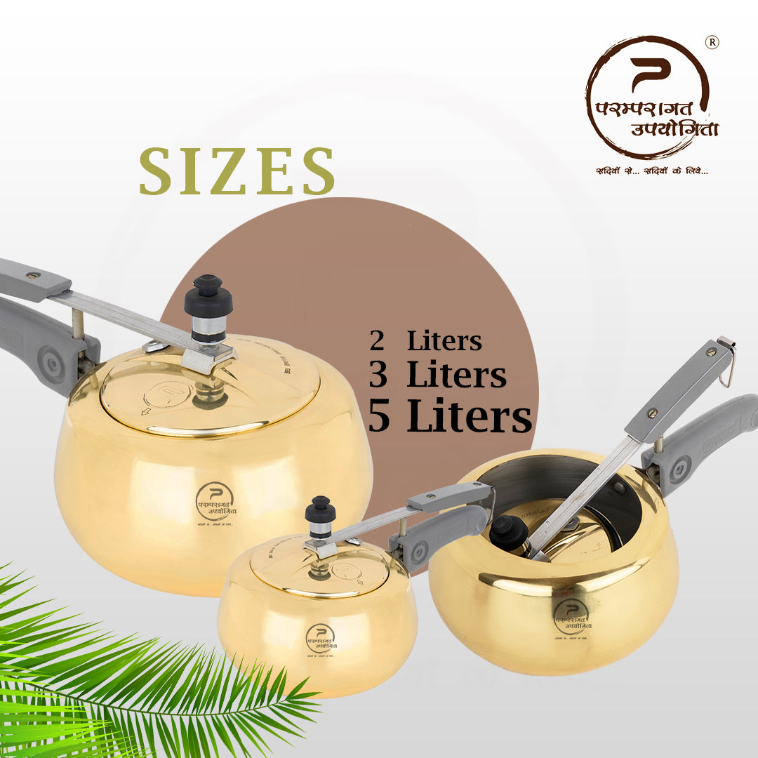 prestige brass pressure cooker