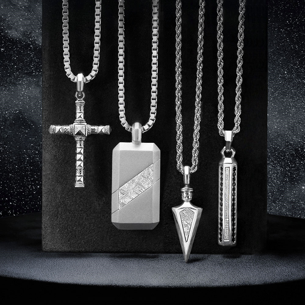 AWNL Interstellar Men's Meteorite Jewelry Collection