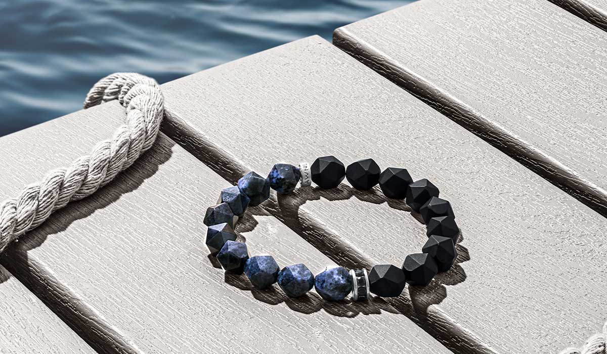 Poseidon Bracelet with Black Onyx