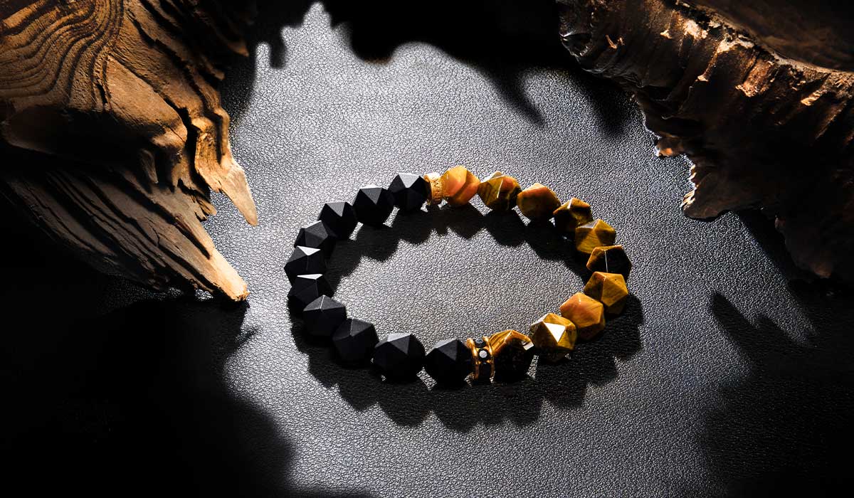 Tiger Roar Bracelet with Black Onyx