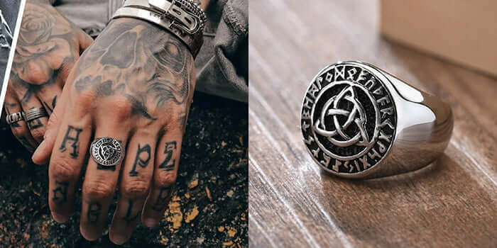 Celtic Knot/Cross Rings for Men