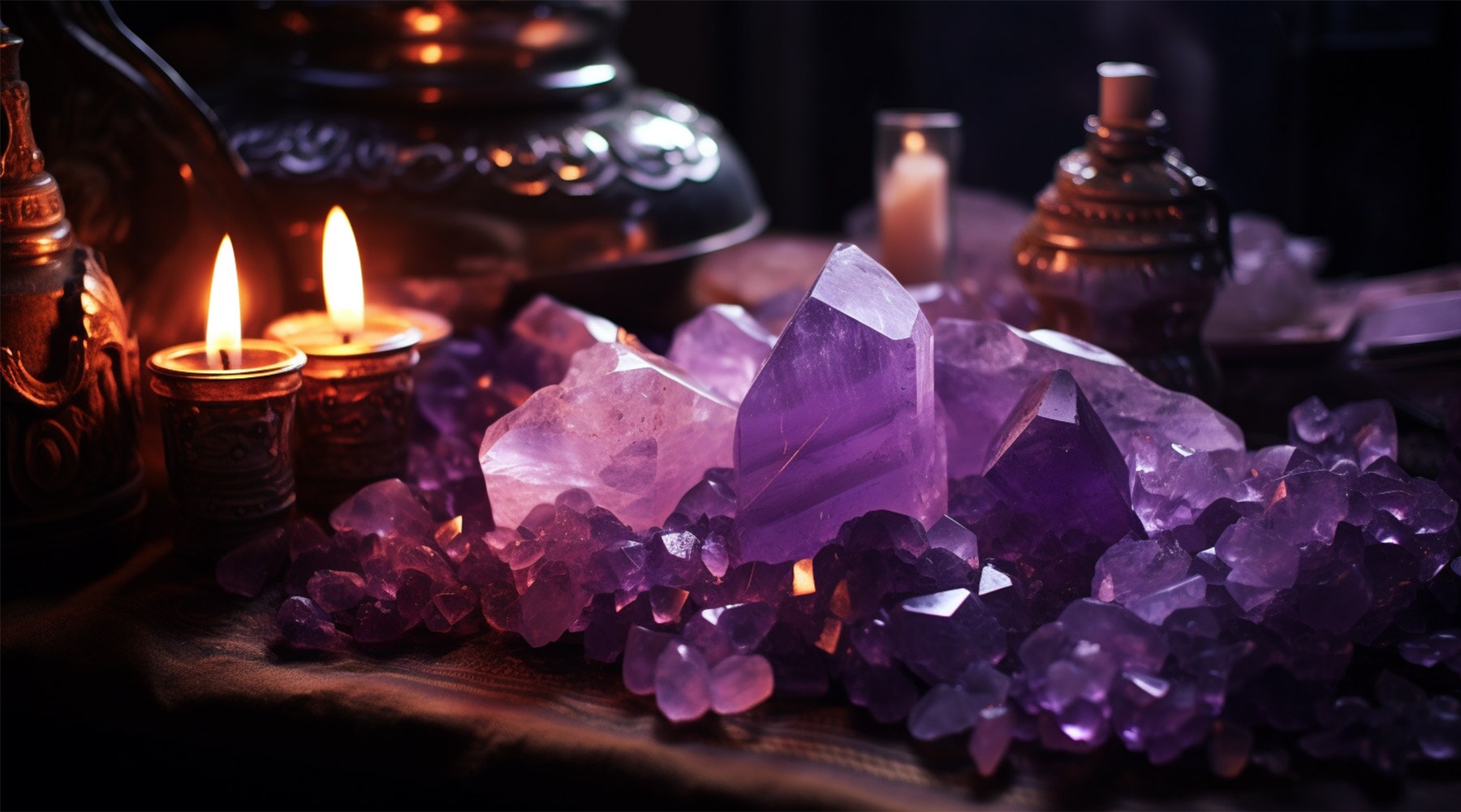 Using amethyst to ward off evils