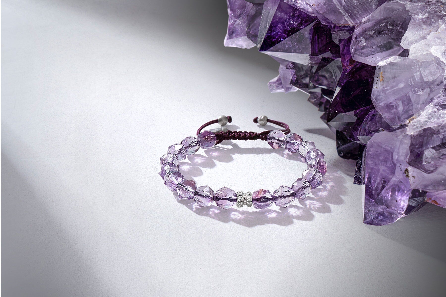 AWNL amethyst crystal bracelet for women