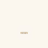 Piercing Studio - Diamond Bar Flat Back Stud: Close-up of a 14k gold ring set with ethically sourced diamonds, featuring a threadless flat back for comfort and healing.