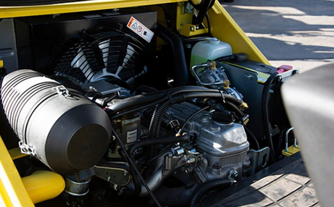 Forklift cooling system