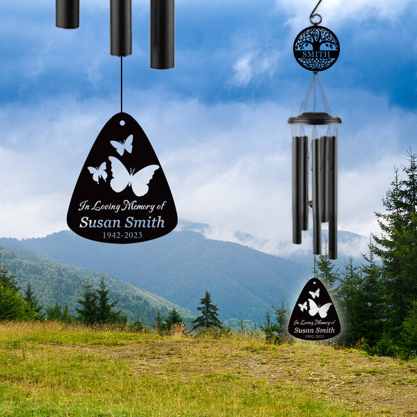 Personalized pet memorial wind clearance chimes