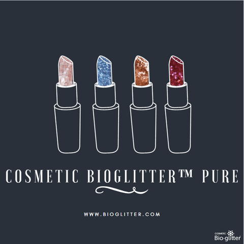 cosmetic bioglitter pure SAFE FOR LIPS available at kandobodyart.nz