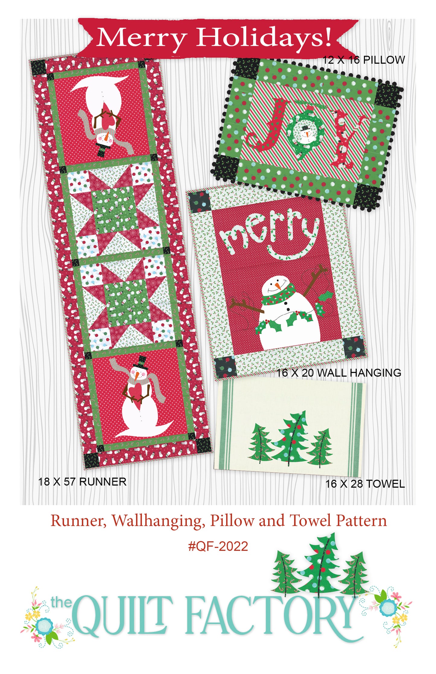 Downloadable Merry Holidays Quilt Pattern – The Quilt Factory
