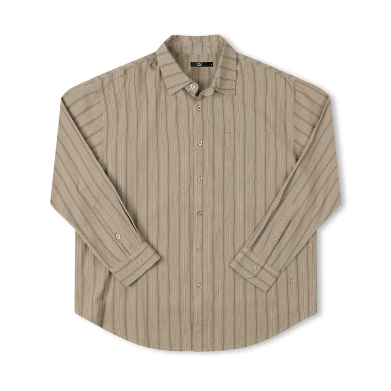 FORMER Q4.24 Fsh 24112U Reynolds Striped Ls Shirt Moss 1 cfb152d6 5c09 43c0 93d1 a7bfee421b88