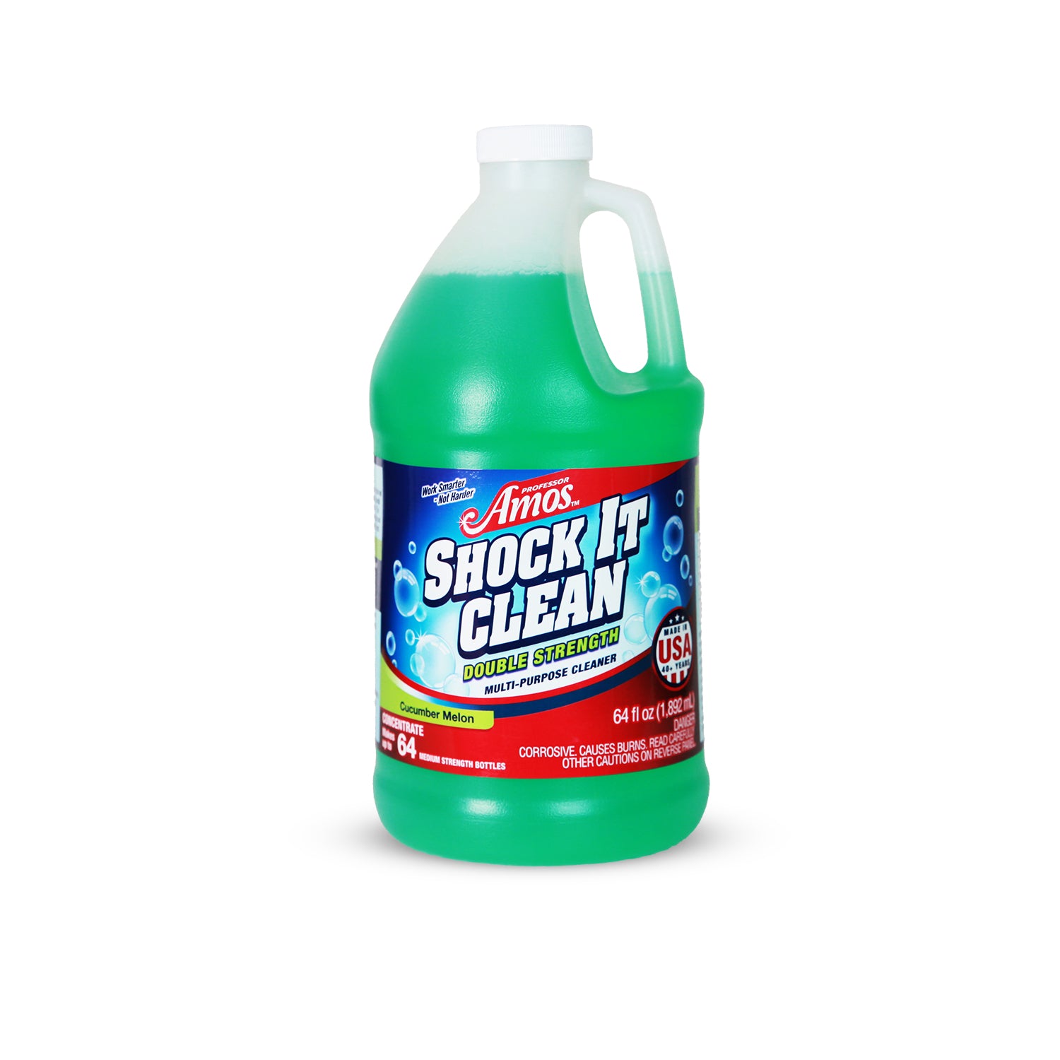 Professor Amos Shock-It Clean Double Strength Concentrate  (64 oz) - Tackle Any Cleaning Challenge!