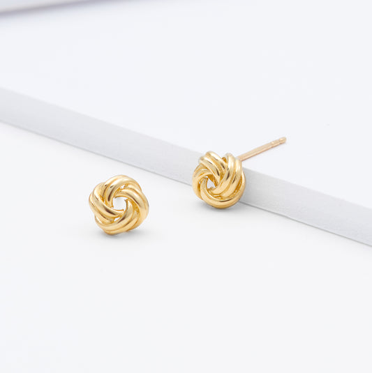 9K Rose Gold Flat Ball Stud Earrings – Simon Curwood Jewellers