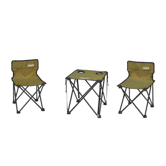 coleman compact chair table set