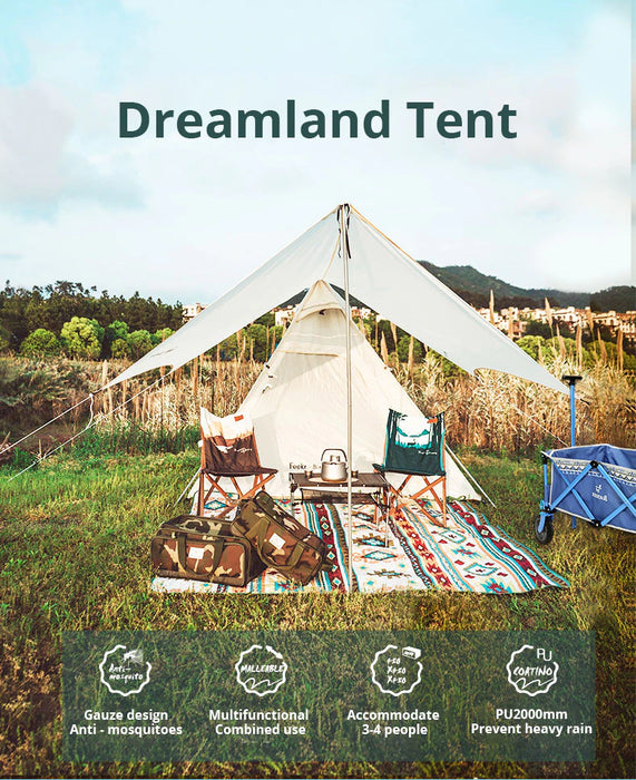 in de buurt katoen Generaliseren Blackdeer Dreamland Teepee Tent With Tarp — Thailandoutdoorshop