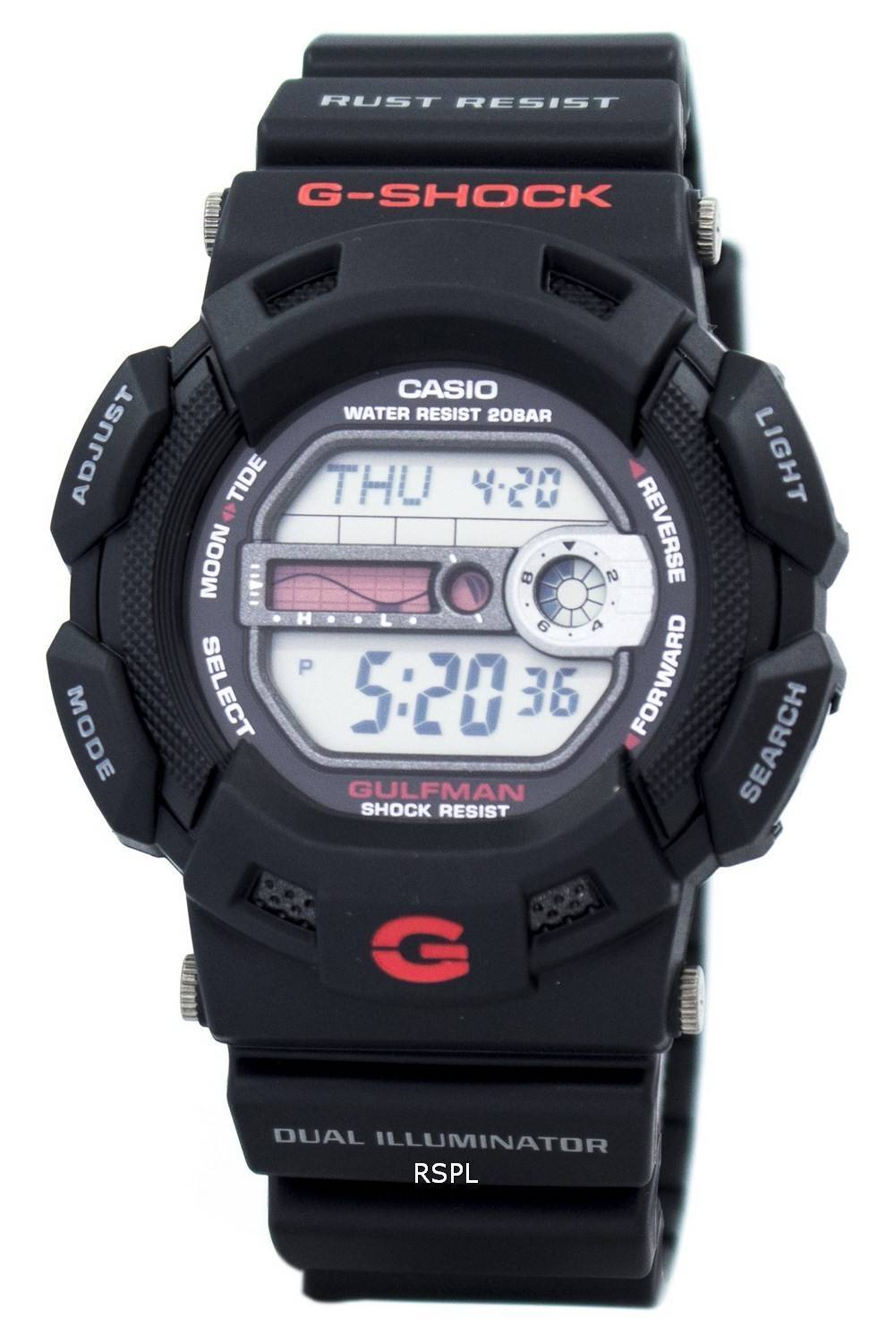 Casio G-Shock Gulfman G-9100-1DR G9100-1DR Watch – Creationwatches.sg