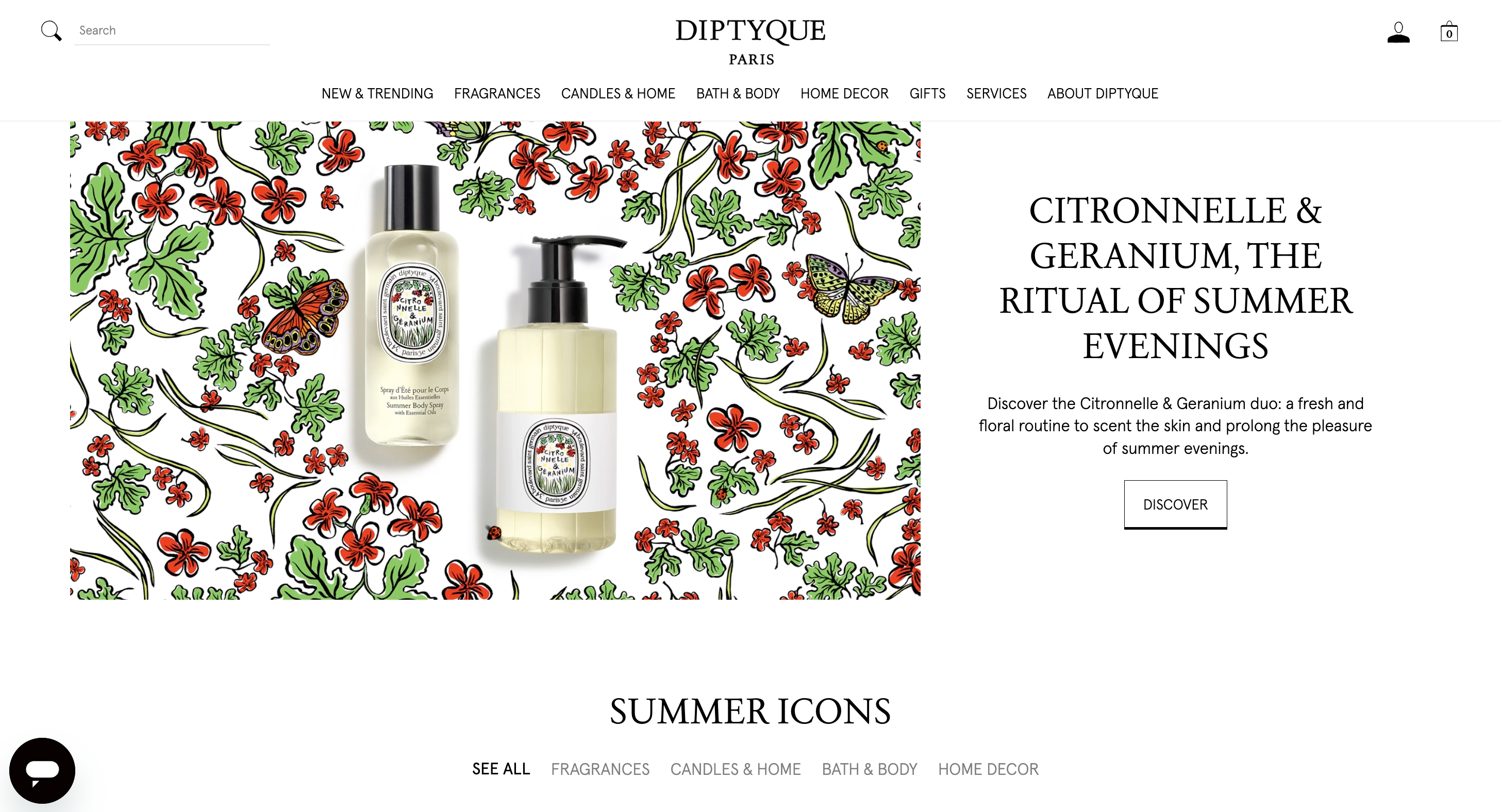 Romantic blackcurrant perfumes