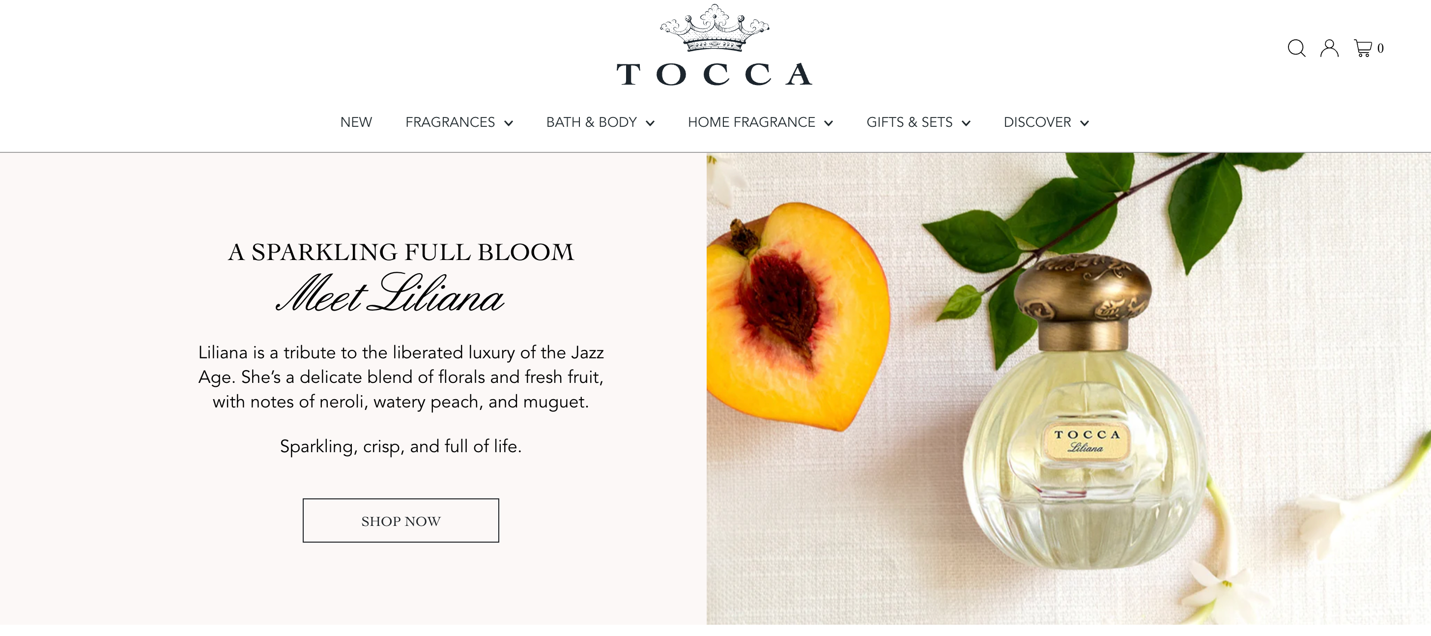 Clean floral scents with depth