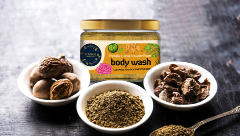 Triphala & Rose Powder Foam Body Wash Blog Image - 3