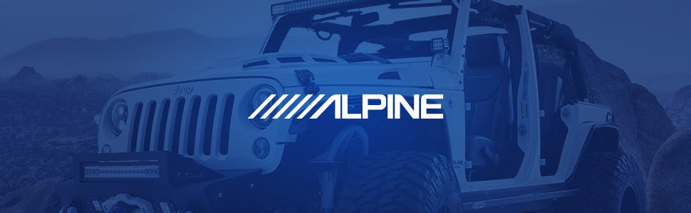 Alpine Electronics Jeep Banner