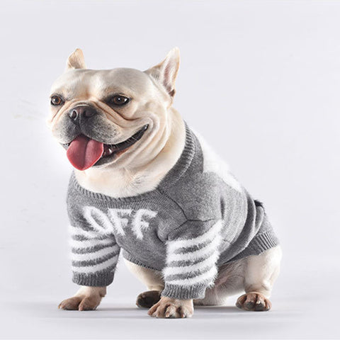 Designer Dog Sweater OFF WHITE - 2024 - Puppy Streetwear Shop