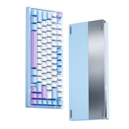 AULA M75 Aluminum 75% Gasket Hot Swap Mechanical Keyboard as variant: M75 Blue / TTC Flaming Purple V2