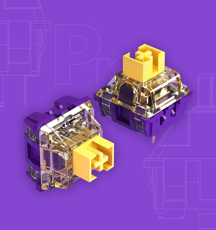 DAREU Purple Gold Switches-1