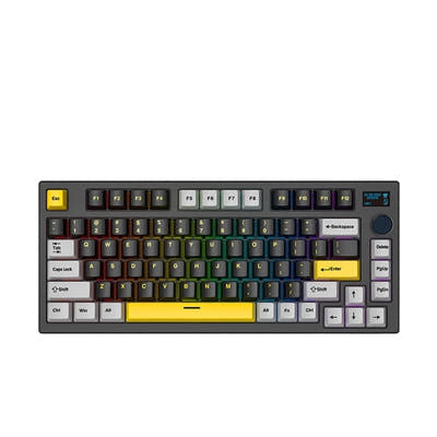 FANTECH MAXFIT81 MK910 VIBE Edition Mechanical Keyboard Black Yellow / Gateron Yellow