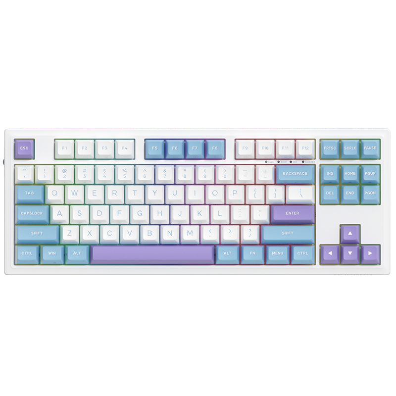 DURGOD K100 Magnetic Switches Mechanical Keyboard K100-Wired / Iced Berry / Magnetic White