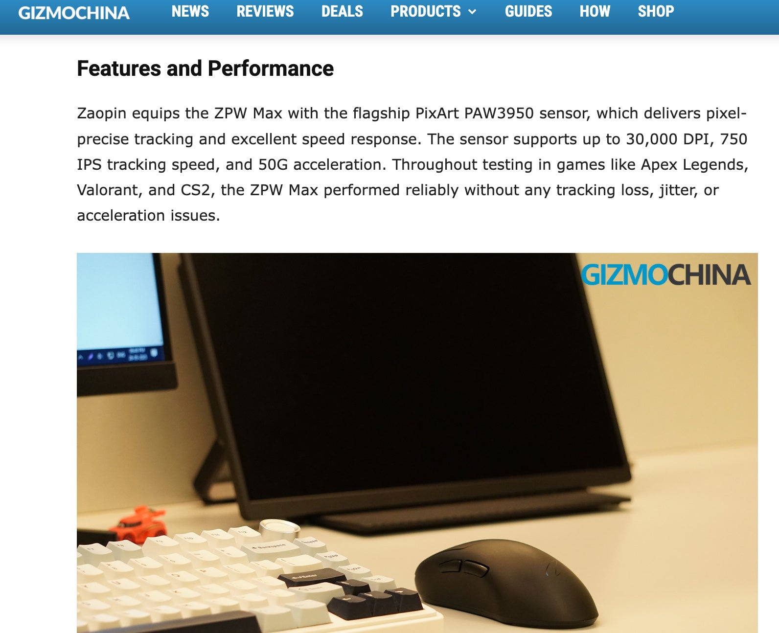 Gizmochina ZAOPIN ZPW Review