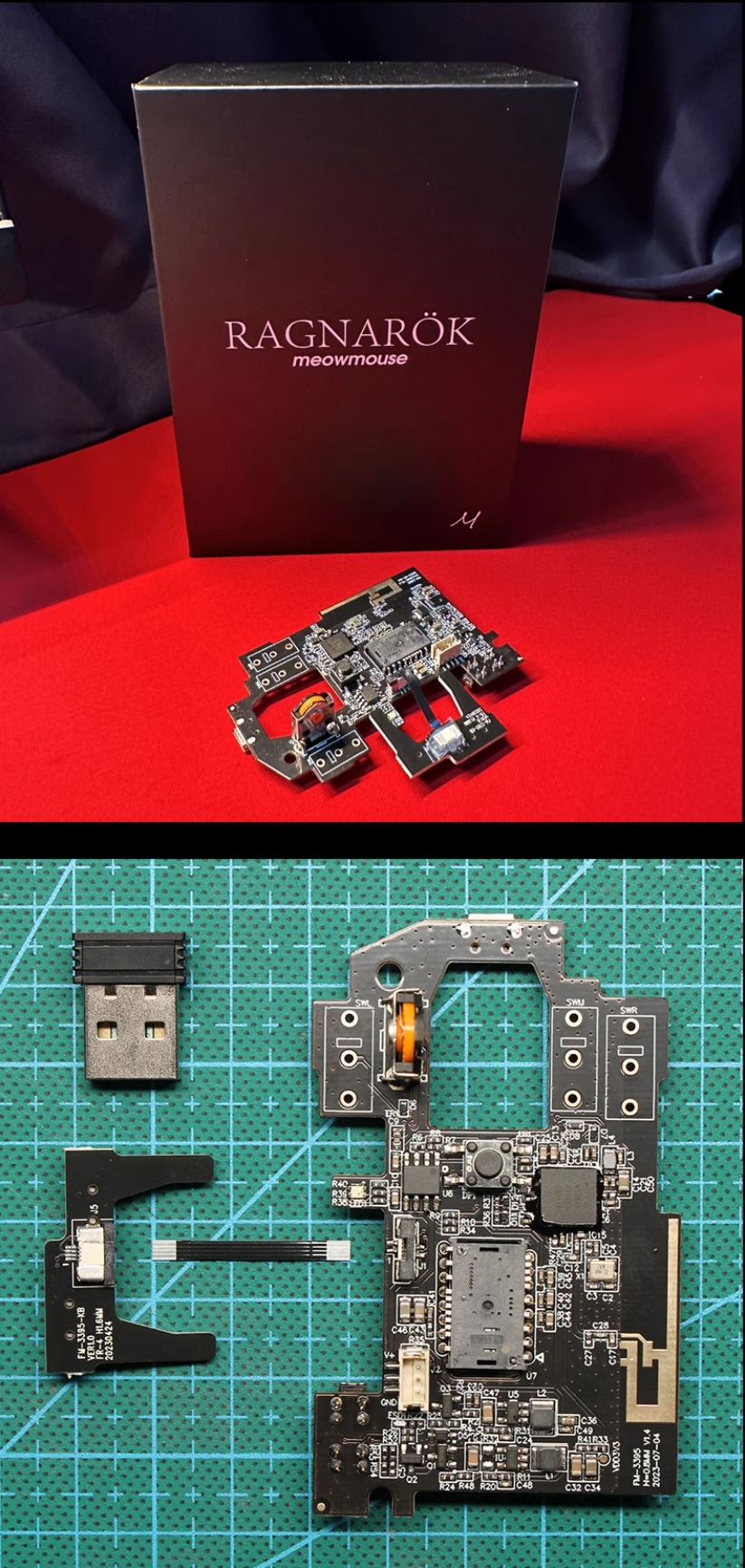 Meowmouse 3395 4K DIY Mouse PCB