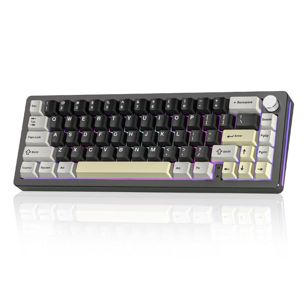 YUNZII AL66 Knob Aluminum Wireless Mechanical Keyboard