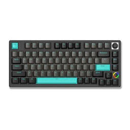 HELLOGANSS HS75T Mechanical Keyboard(AA Battery) as variant: Obsidian / Silver Yuepo linear