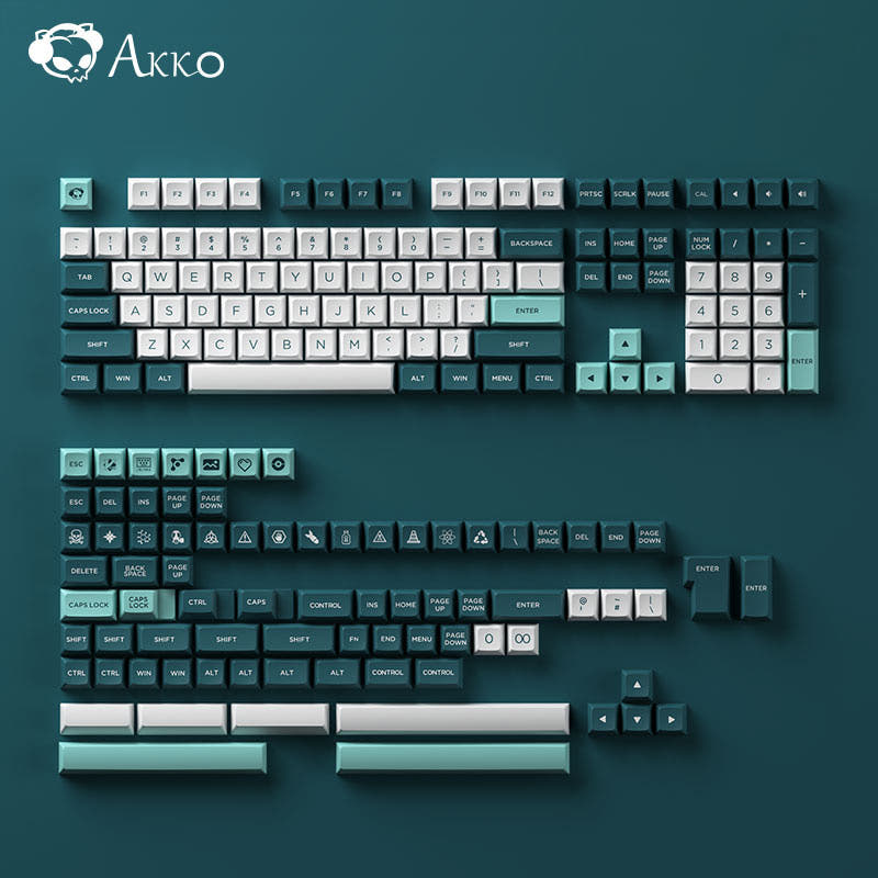 Akko Herb Garden Green OSA PBT Keycaps