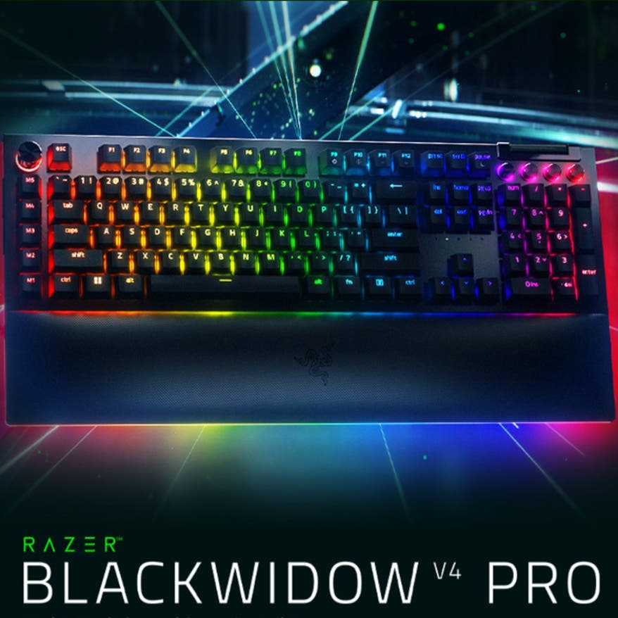 Razer Blackwidow V4 PRO Mechanical Keyboard Tactile Green