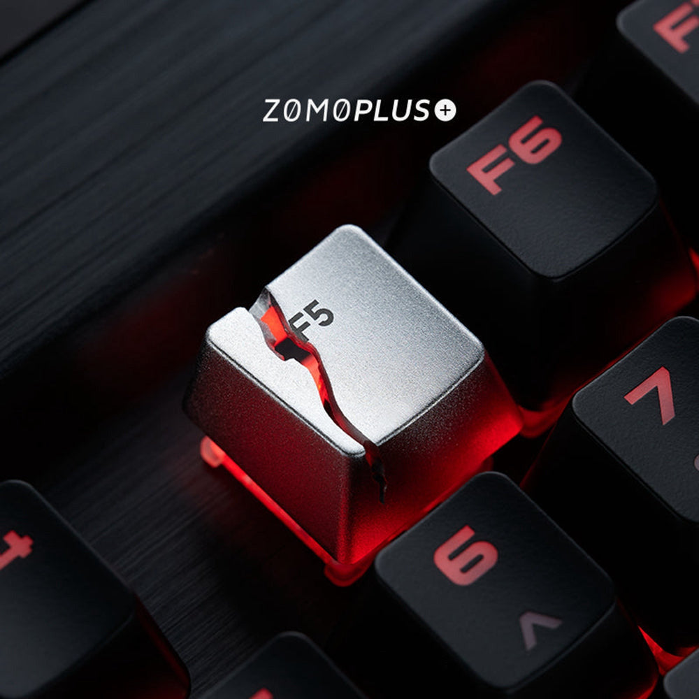 Zomoplus Cracked F5 Aluminum Artisan Keycap