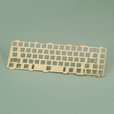 KBDfans KBD67lite Brass/Aluminum/PC Plate