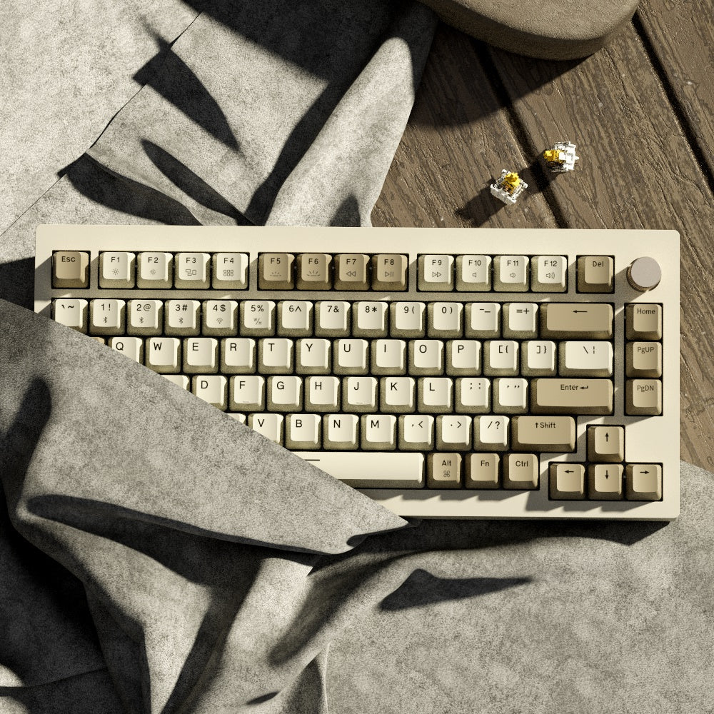 Jamesdonkey A3 Grey Cyan Mechanical Keyboard | KeebFinder