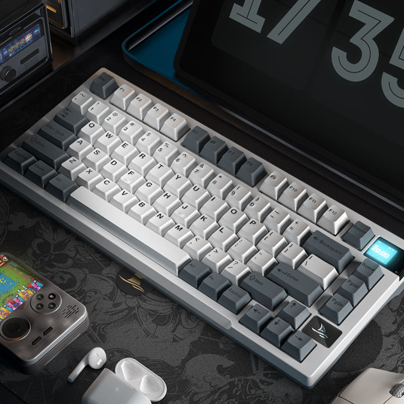 Darmoshark K8 Mechanical Keyboard K8-WhiteGrey