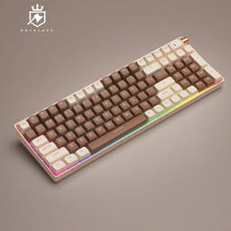 Royalaxe R Series RGB Mechanical Keyboard as variant: Brown / R100 / TTC Gold Pink V2