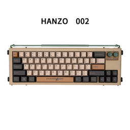 Shurikey Hanzo 65% ABS White LED Mechanical Keyboard as variant: 002 / Varmilo EC V2 Sakura