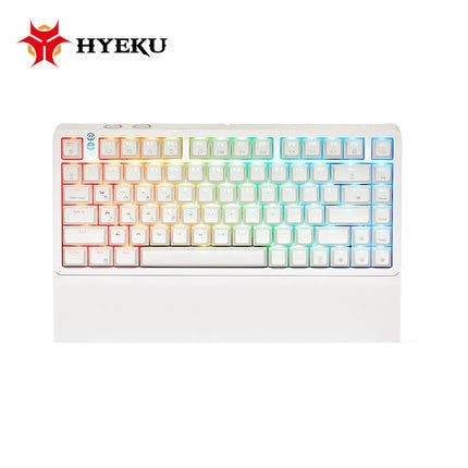 Hyeku Y Serial Hot-swap Three-mode Mechanical Keyboard Y2-82keys / Red Clouds Switch(Red)