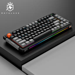 Royalaxe L75 & L98 Gasket Mechanical Keyboard as variant: Grey / L75 / TTC Titan Heart RGB
